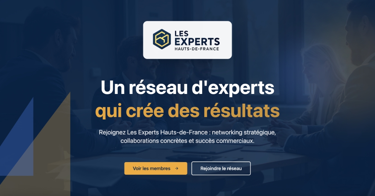Présentation de Les Experts HDF — Réseau B2B